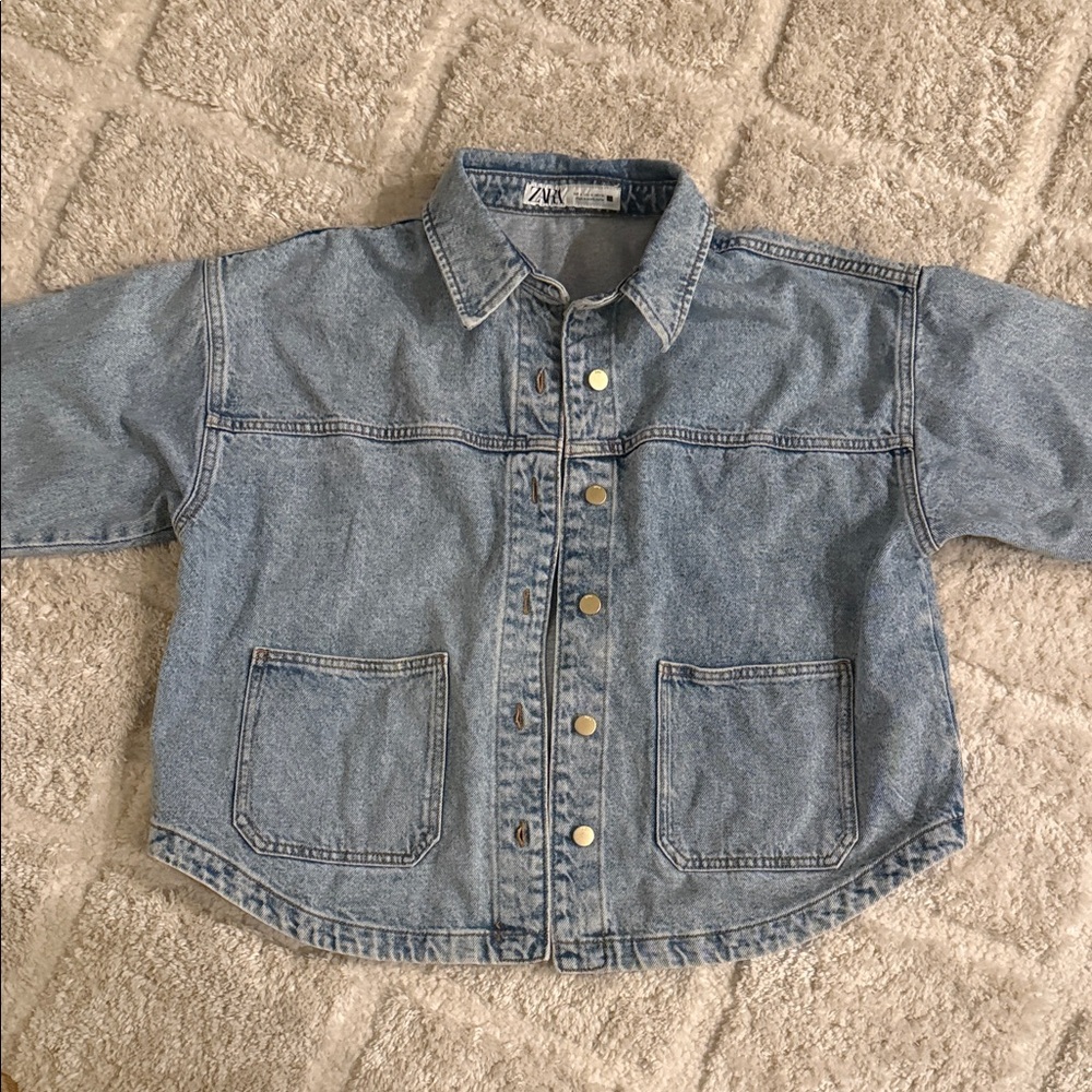Zara Light Blue Denim Jacket